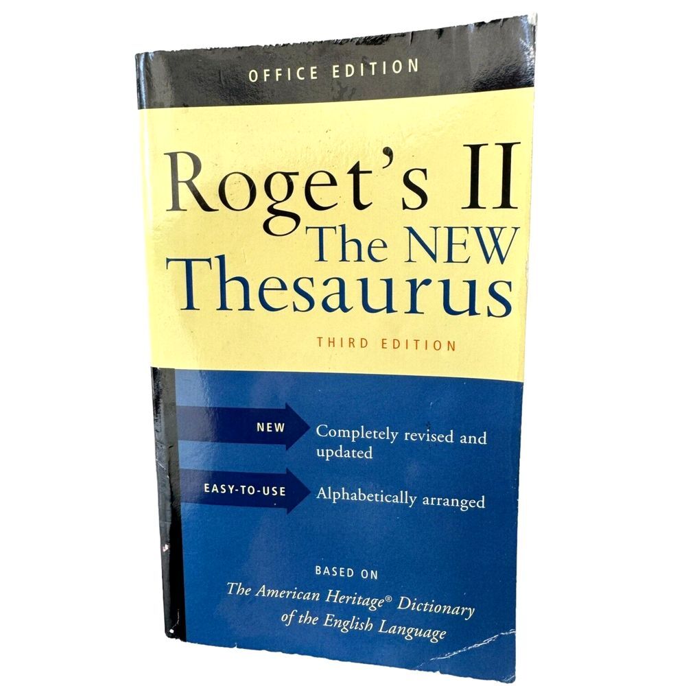 Roget's II: The New Thesaurus Third Edition - Houghton Mifflin - Office Edition